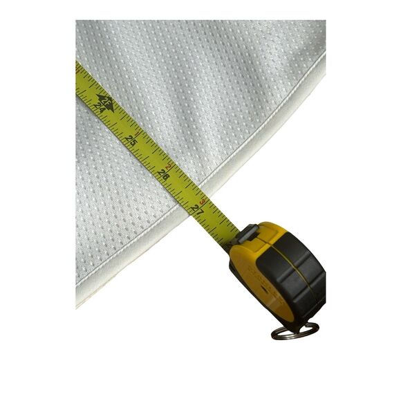 Chico’s Zenergy Golf White Zip  Convertible Jacket  Mesh Vent Activewear  Size 2 - Picture 11 of 12